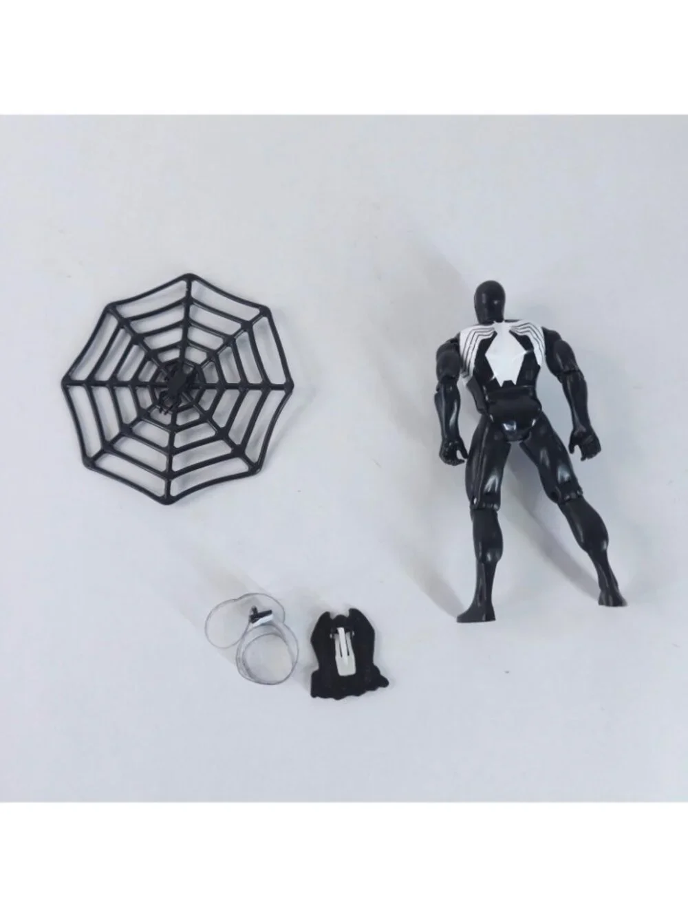 Vintage Toy Biz Black Costume Spider-Man Complete Loose Action Figure 1995